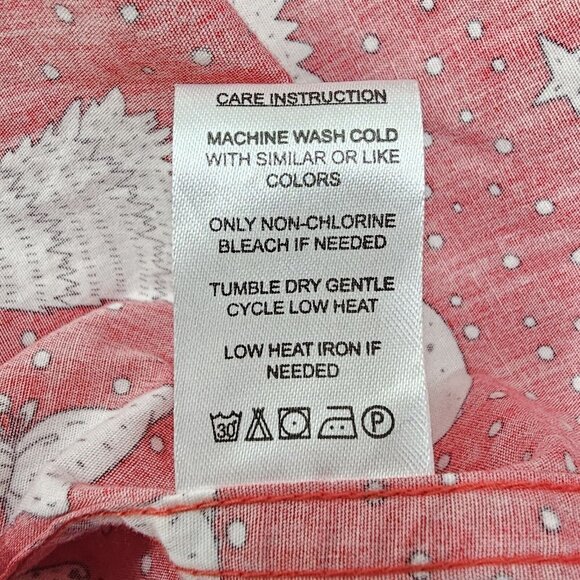 Denim & Flower Ricky Singh Mens Christmas Long Sleeve Button Down Shirt Size M - Picture 8 of 11